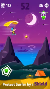 Parachute Surfer: Fun Games For Free Screen Shot 3