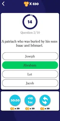 BibleLight: Best Online Bible Trivia Quiz Game App Screen Shot 3