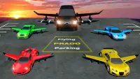 Flying Car Game - Prado Car Paradahan Mga Laro 3D Screen Shot 12