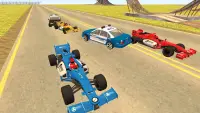 फॉर्मूला कार रेसिंग - पुलिस चेस गेम Screen Shot 11