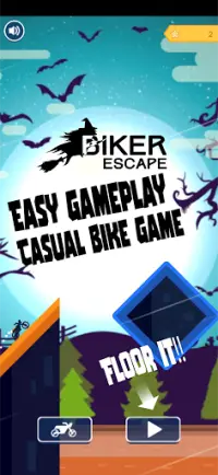 Biker Escape Screen Shot 0