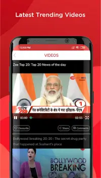 ज़ी न्यूज - हिंदी न्यूज, लाइव टीवी, देश की खबरें Screen Shot 1