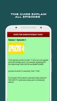 GUIDE FOR GORDON RAMSAY DASH! Screen Shot 3
