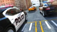 पुलिस कार चेस हाईवे परस्यूट शूटिंग गेटअवे Screen Shot 0