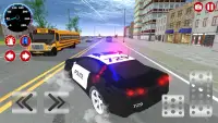 पुलिस और कार गेम सिम्युलेटर 3 डी Screen Shot 0