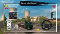 3D Cargo Truck Off Road Driving Hill Simulation Screen Shot 1