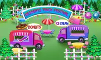 DESSERTS TRUCK FESTIVAL - cooking games for kids Screen Shot 1