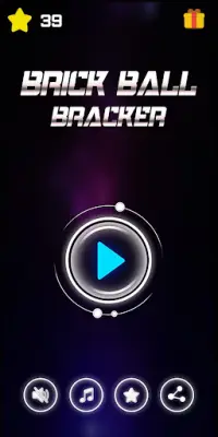 Free Balls Crusher Game : Brick Ball Breaker Neon Screen Shot 0