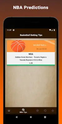 Basketball Betting Tips Screen Shot 1