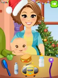 Newborn Baby & Mommy Christmas Screen Shot 6