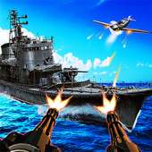 Guerra de artilheiro naval 3D