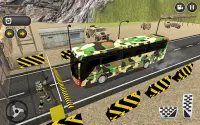 Army bus games 3d Army driving Screen Shot 1