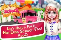 Hot-Dog-Schule Kochen Spiele Screen Shot 0