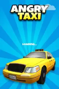 Angry Taxi Crazy Cab Driver 3D Screen Shot 4