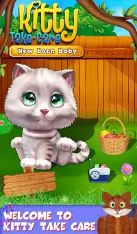 Kitty Take Care New Born Baby Screen Shot 0