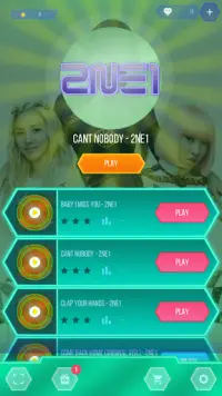 2 NE 1 Magic Twister:KPOP Tiles Twist Game Screen Shot 0