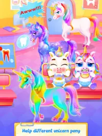 Unicorn Dentist - Rainbow Pony Beauty Salon Screen Shot 2