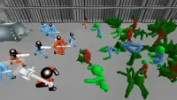 Stickman Prison Battle Simulat Screen Shot 5