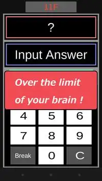 FlashNumbers~Brain Training~ Screen Shot 1