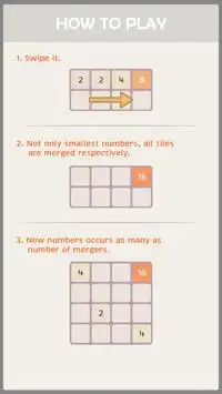2048 gra logiczna z Cofnij Screen Shot 3