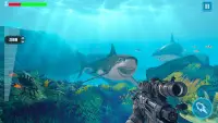 उत्तरजीवी शार्क खेल: शूटिंग हंटर कार्रवाई खेल Screen Shot 11
