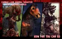 Zombie Lion Animal Shooter: Top Zombie Games Screen Shot 1
