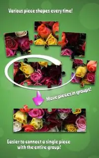 Roses Jeux De Puzzle Screen Shot 5
