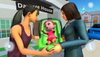 Mother's Office Job & Baby Life Simulator Screen Shot 1