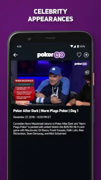 PokerGO: Stream Poker TV Screen Shot 2