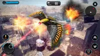 Flying Pigeon Robot Bike Games Screen Shot 7