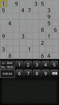Sudoku 10000 BLACK Screen Shot 4