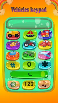 Baby Phone - Transport Vehicles Ringtones & Sounds Screen Shot 2