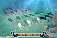 Clan d'acqua di battaglia di animali marini Screen Shot 12