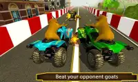 Angry Goat Rampage: Quad Bike ATV Rider City Race Screen Shot 4