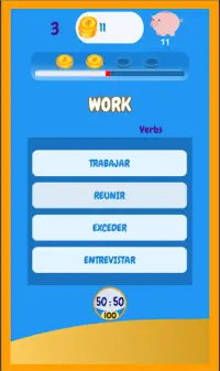 Bilinwo - Learn Spanish Vocabulary for free Screen Shot 1