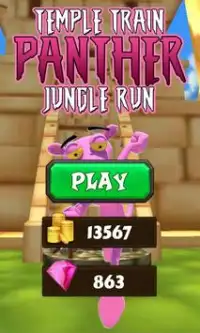 Temple Train Panther: Jungle Run Screen Shot 4