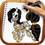 Drawing App My Cute Monster Pony