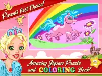 Princess Unicorn Game - Jigsaw Puzzles for Kids Screen Shot 8