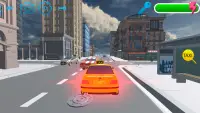 Realistic Taxi Sim 3D Screen Shot 5