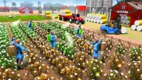 Real Farming: Tractor Game 3D Screen Shot 2