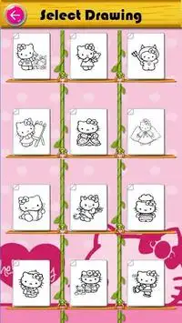 the queen kitty coloringbook for kids Screen Shot 0