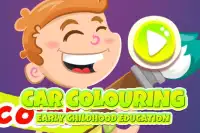 Early childhood education - Car Colouring Games Screen Shot 0