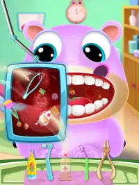 Haustier Zahnarzt Arzt Pflege: Dental Spiele Screen Shot 2