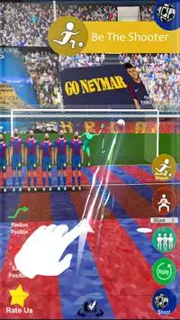 Free Kick - Neymar PSG vs Barca Screen Shot 1