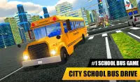 हाई स्कूल बस चालक 2019: किड्स गेम फ्री Screen Shot 2