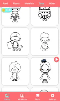 Toca Coloring By Number Screen Shot 0