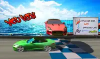 Falling Car Vs Driving Car - Xtreme Drag Race Screen Shot 13