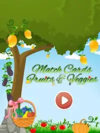 Match Cards Fruits & Veggies Screen Shot 0