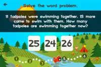 Animal Second Grade Math Games for Kids Free App Screen Shot 5