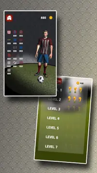 Jogo de futebol pontapés livres 3D Screen Shot 3